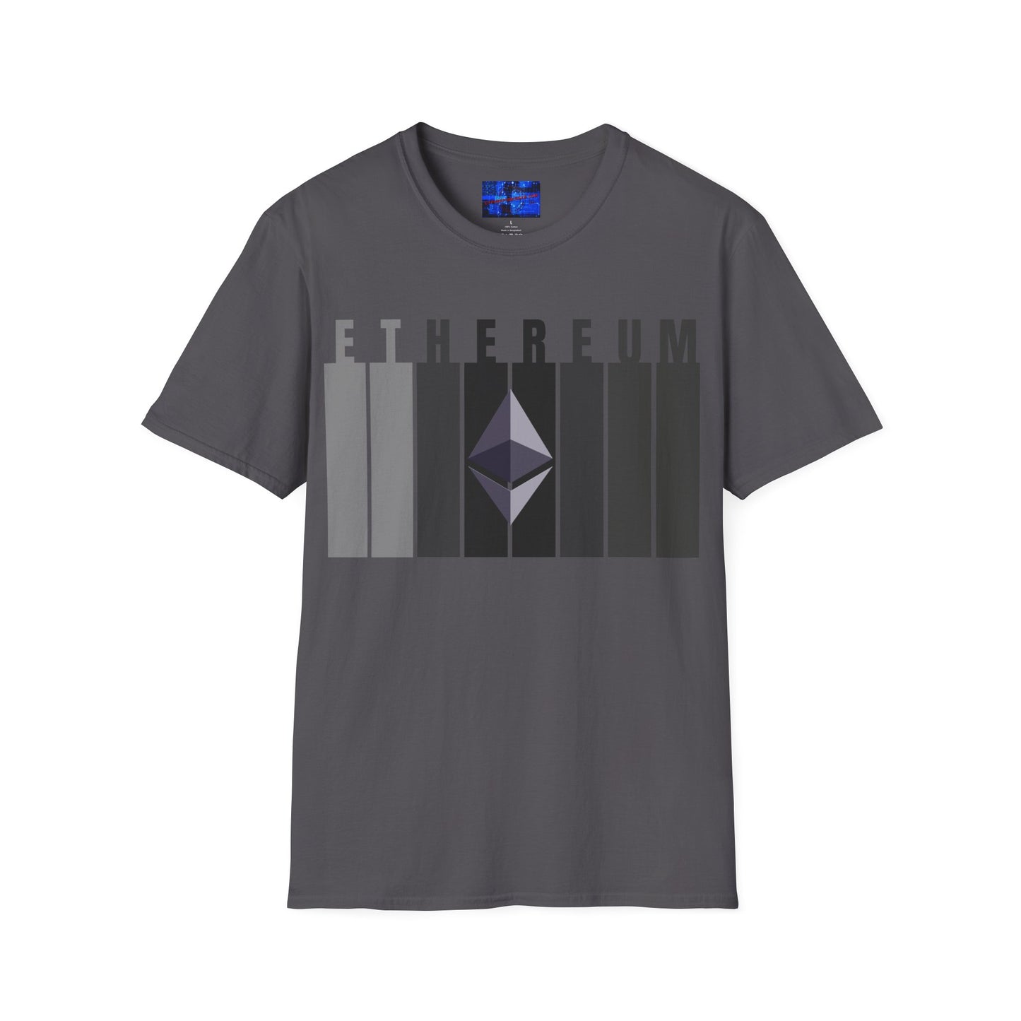 Ethereum (ETH) Dark colors Unisex T-Shirt by cypherpunkgear.com