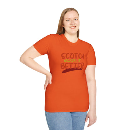 ¡Scotch lo mejora con cypherpunkgear! Camiseta unisex de estilo suave