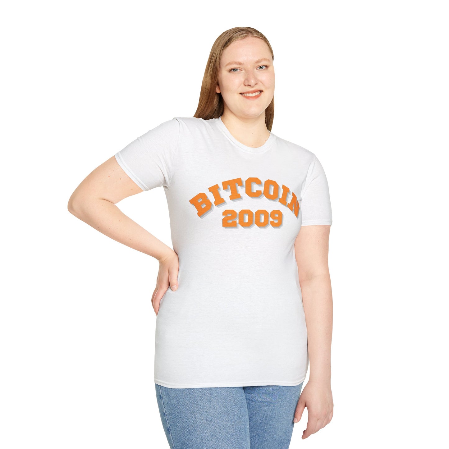 Bitcoin 2009 Light colors Unisex T-Shirt by cypherpunkgear.com