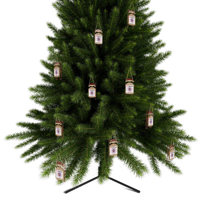 Polkadot (DOT) White background Sled Ornament by cypherpunkgear.com