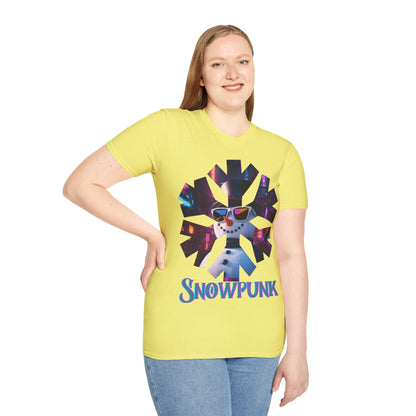 Snowpunk Light colors Unisex T-Shirt by cypherpunkgear.com