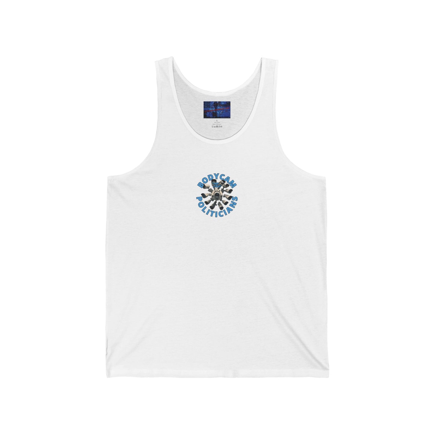 2-sided, Bodycam the Politicians Cameras Unisex Jersey Tank Top by cypherpunkgear.com
