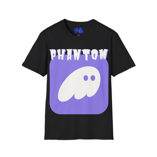 Phantom Hot Wallet Dark colors Unisex T-Shirt by cypherpunkgear.com