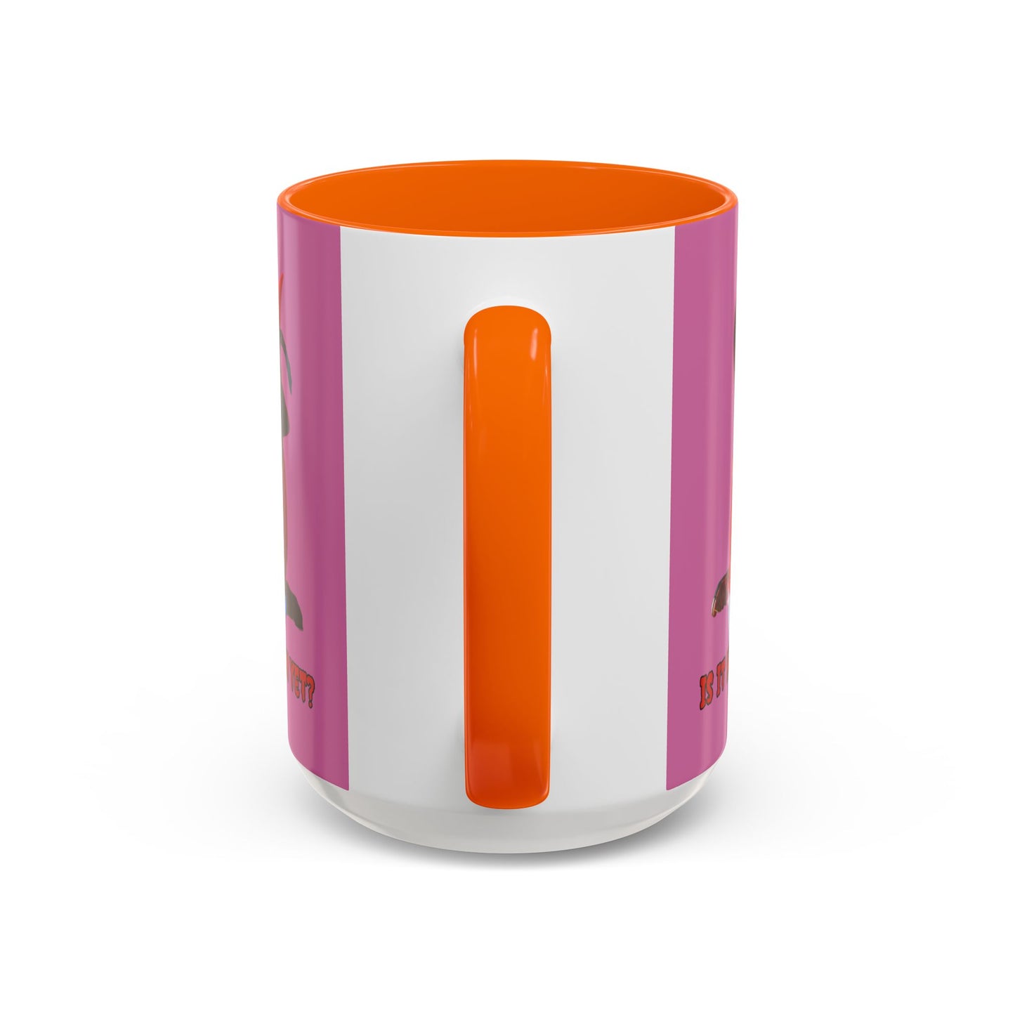 Is it Halloween yet? Pink Accent Mug by CreepyCrafts.boo