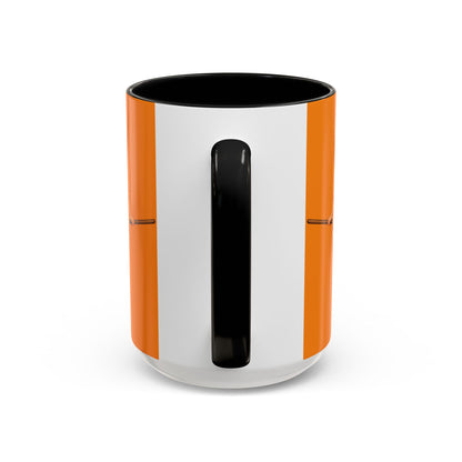 Hazel Hex Orange Accent Mug by CreepyCrafts.boo