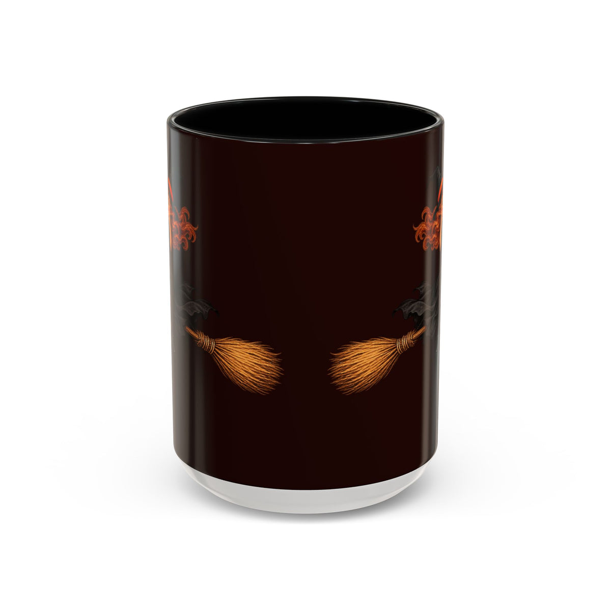 Hazel Hex Brown Accent Mug by CreepyCrafts.boo