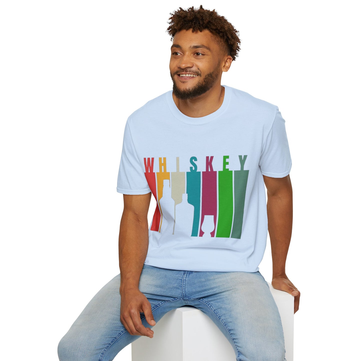 Whiskey spelled with an 'e' LTcolors Unisex T-Shirt by cypherpunkgear.com