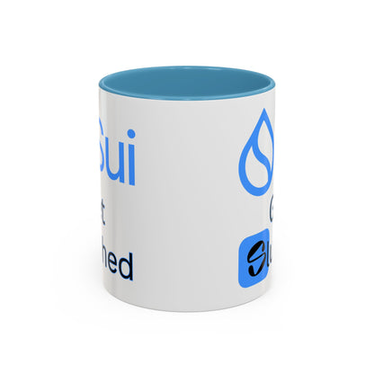 Sui: Get Slushed White Accent Mug by cypherpunkgear.com