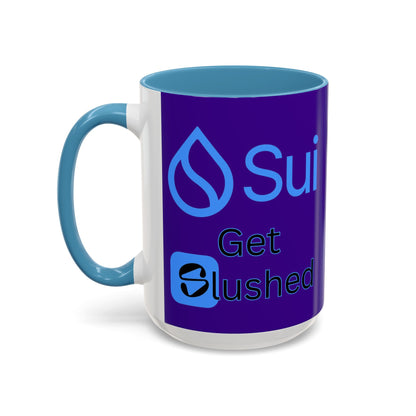 Sui: Get Slushed Purple Accent Mug by cypherpunkgear.com