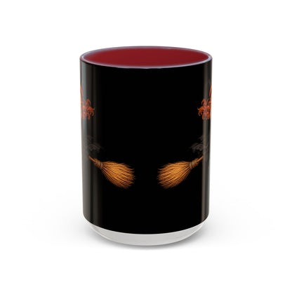 Hazel Hex Black Accent Mug by CreepyCrafts.boo