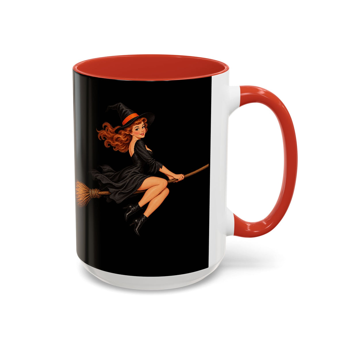 Hazel Hex Black Accent Mug by CreepyCrafts.boo