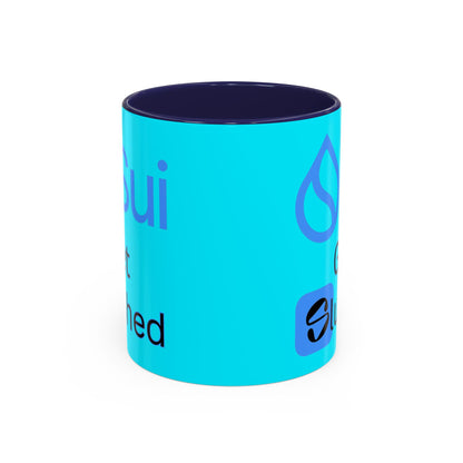 Sui: Get Slushed Light Blue Accent Mug by cypherpunkgear.com