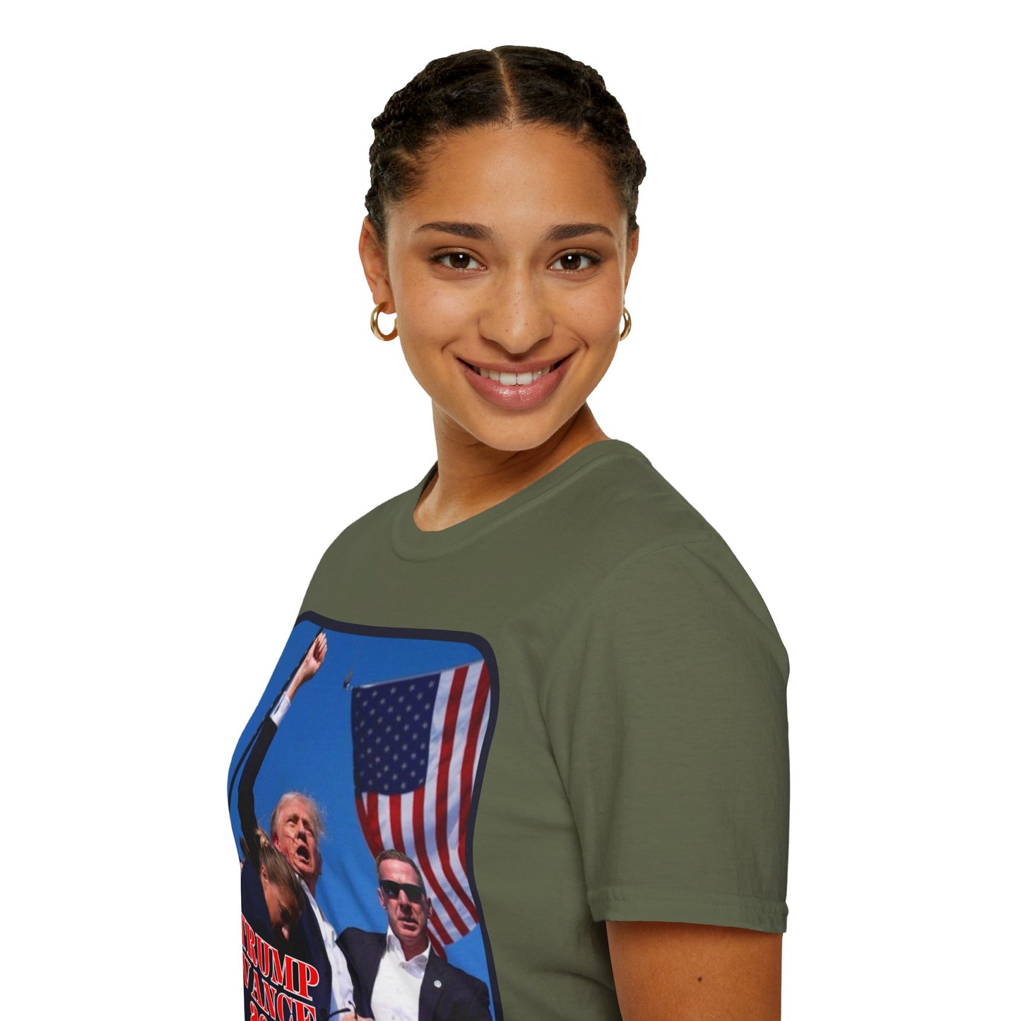 Trump and Vance 2024 DKcolors Unisex T-Shirt by cypherpunkgear