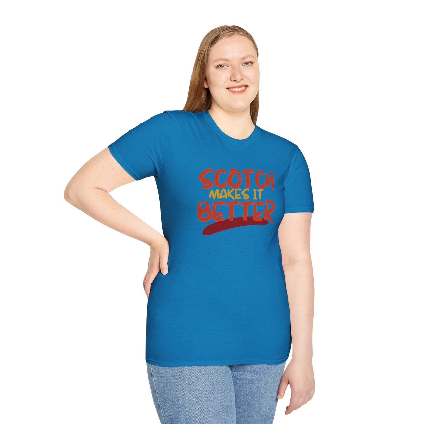 Scotch makes it better DKcolors Unisex T-Shirt by cypherpunkgear.com