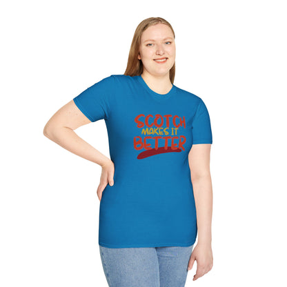 Scotch makes it better DKcolors Unisex T-Shirt by cypherpunkgear.com