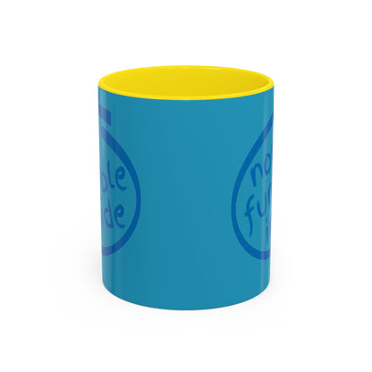 Non-Fungible Inside Turquoise Accent Mug by cypherpunkgear.com