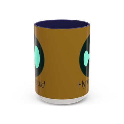 Hyperliquid Black font Brown Accent Mug by cypherpunkgear.com
