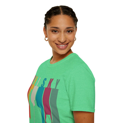 Whisky spelled without an 'e' Dark colors Unisex T-Shirt by cypherpunkgear.com