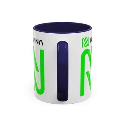 Nosana (NOS) Accent Mug by cypherpunkgear