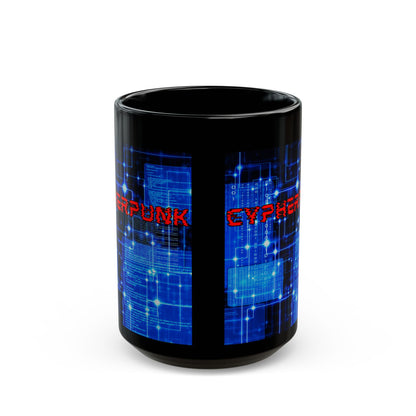 Cypherpunk Black Mug by cypherpunkgear.com