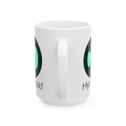 Hyperliquid Black font White Mug by cypherpunkgear.com