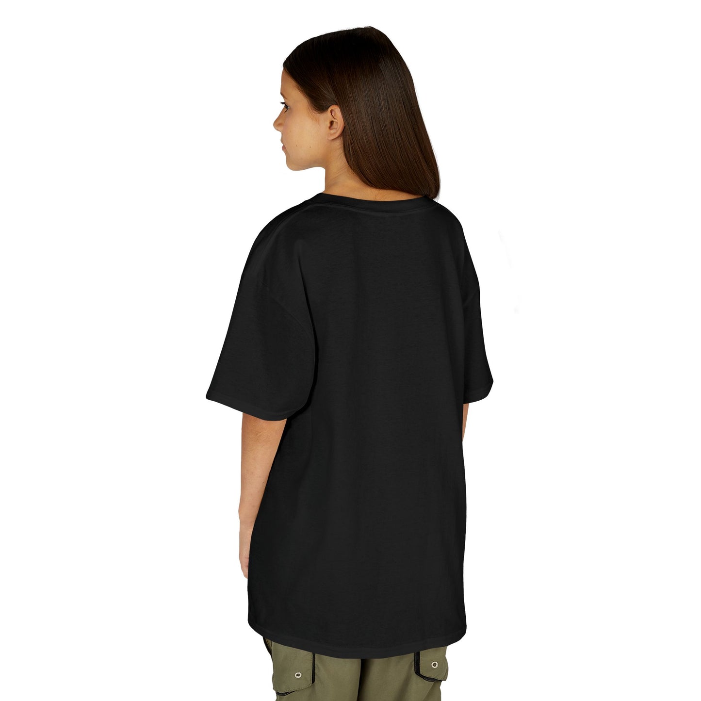 Blessed Samhain Cute Witch Purple font Kids Heavy Cotton™ Tee by CreepyCrafts.boo