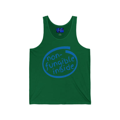 Non-Fungible Inside Unisex Jersey Tank Top by cypherpunkgear.com