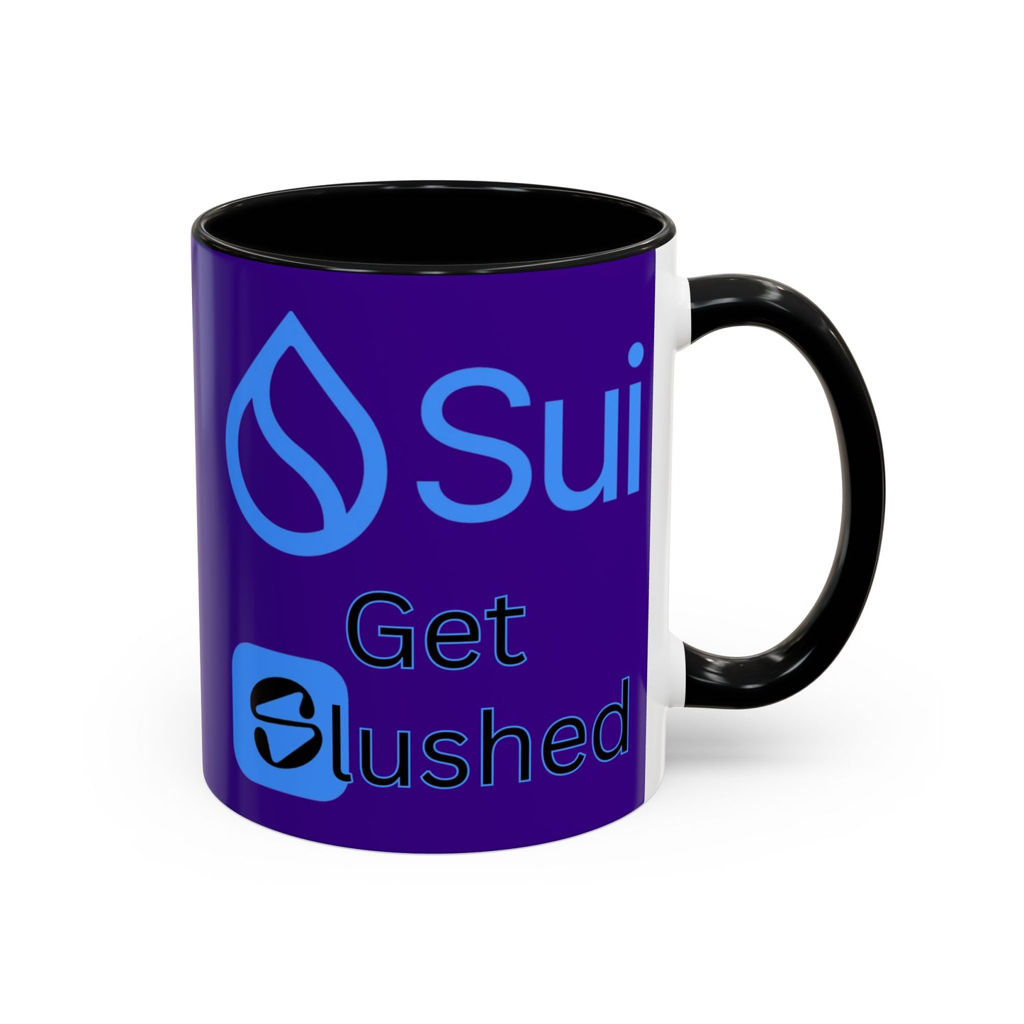 Sui: Get Slushed Purple Accent Mug by cypherpunkgear.com