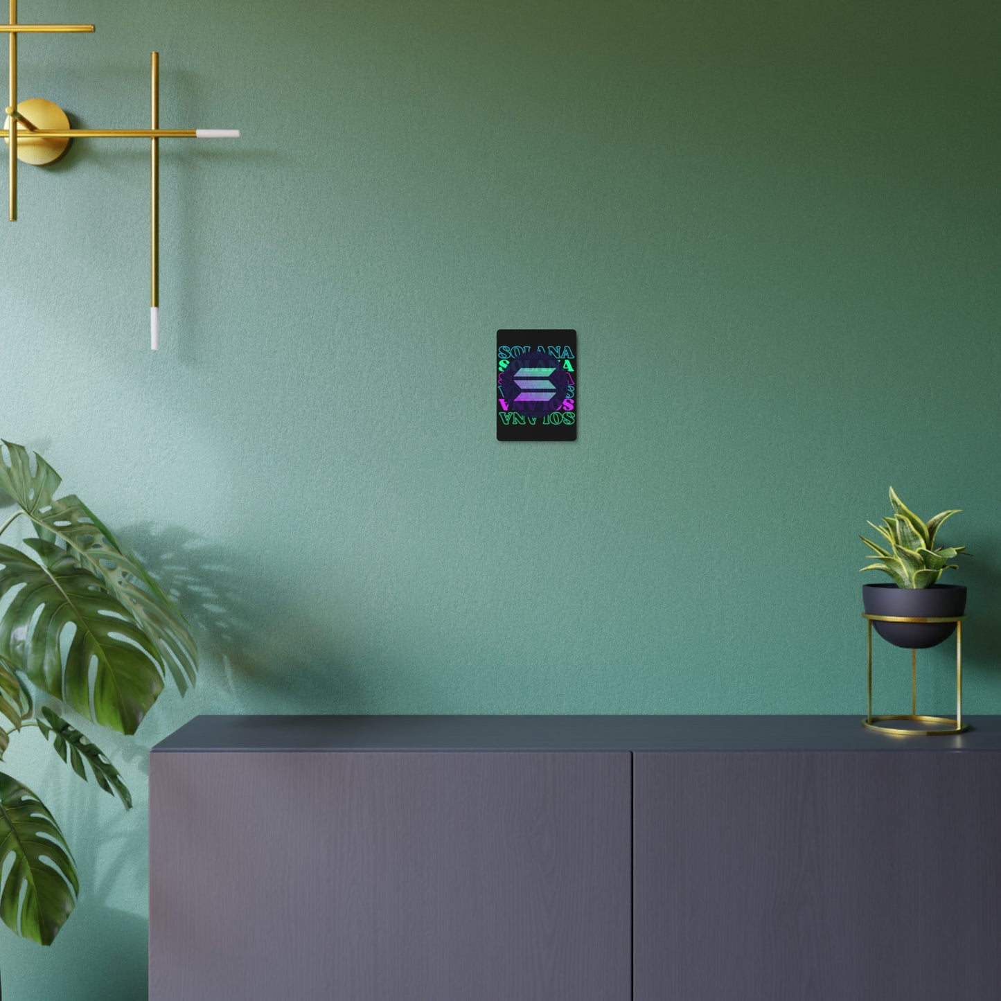 ¡Solana! ¡Solana! Solana por cypherpunkgear! Muestra del arte del metal