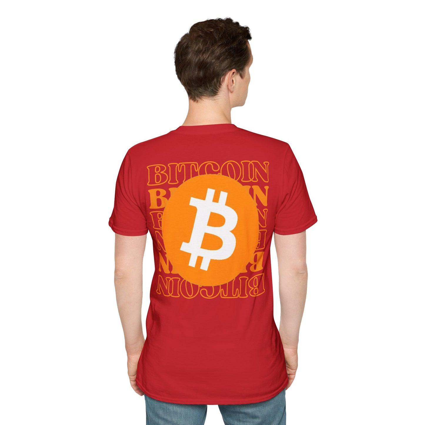 2-sided, Bitcoin, Bitcoin, Bitcoin (BTC) Light colors Unisex T-Shirt by cypherpunkgear.com