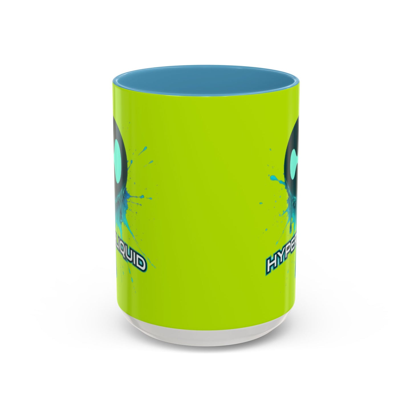 HYPE Drip Yellow Accent Mug by cypherpunkgear.com