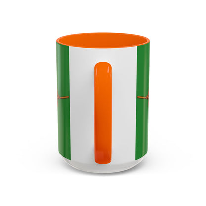 Velvet Vex Green Accent Mug by CreepyCrafts.boo