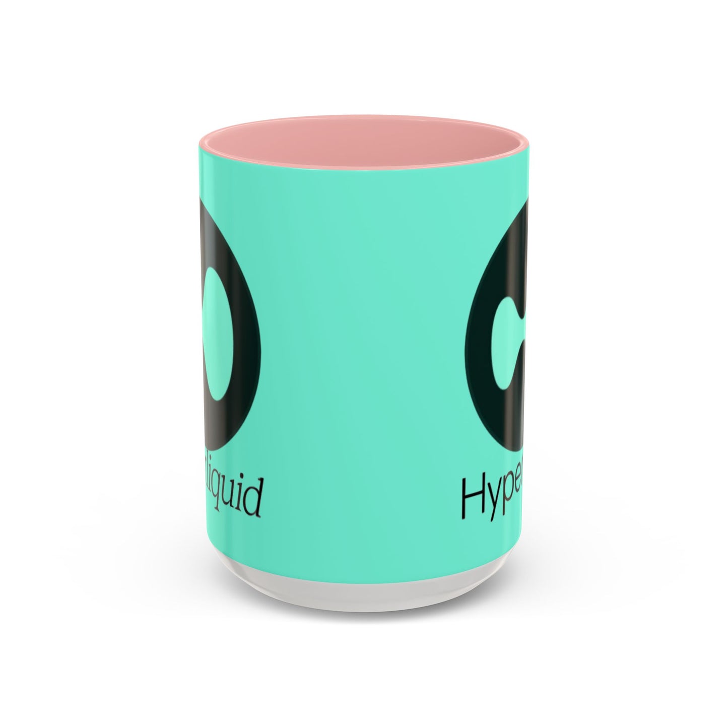 Hyperliquid Black font Light Hyperliquid Accent Mug by cypherpunkgear.com