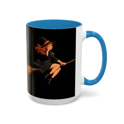 Hazel Hex Black Accent Mug by CreepyCrafts.boo