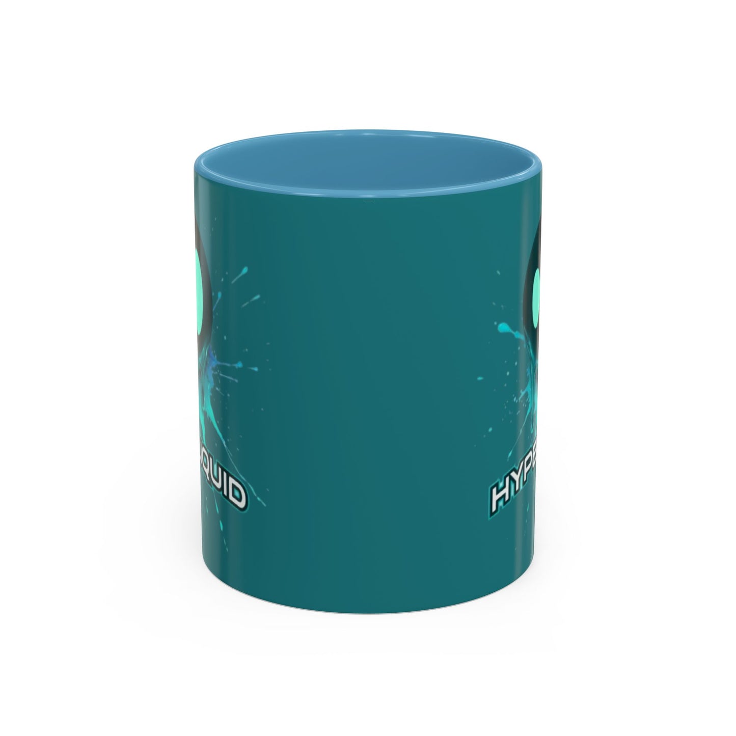 HYPE Drip Hyperliquid Accent Mug by cypherpunkgear.com