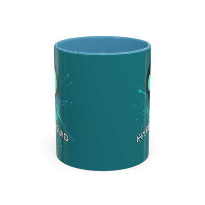 HYPE Drip Hyperliquid Accent Mug by cypherpunkgear.com