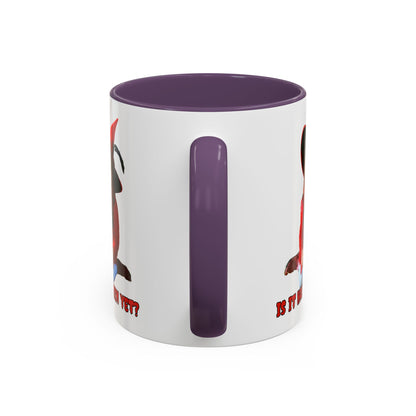 Is it Halloween yet? White Accent Mug by CreepyCrafts.boo