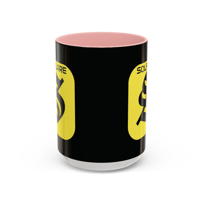 SolflareLogo Black Accent Mug by cypherpunkgear.com