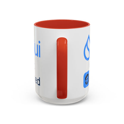 Sui: Get Slushed White Accent Mug by cypherpunkgear.com