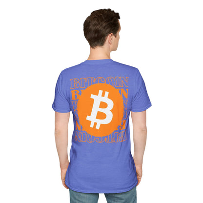 2-sided, Bitcoin, Bitcoin, Bitcoin (BTC) Light colors Unisex T-Shirt by cypherpunkgear.com