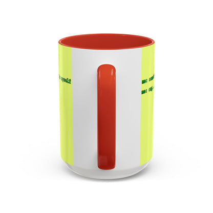 Sometimes I talk to myself - me: omg...same Yellow Accent Mug by cypherpunkgear.com