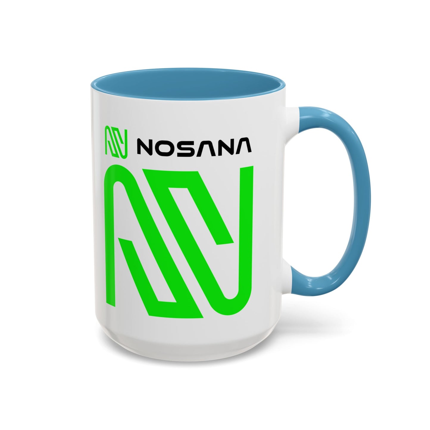 Nosana (NOS) Accent Mug by cypherpunkgear