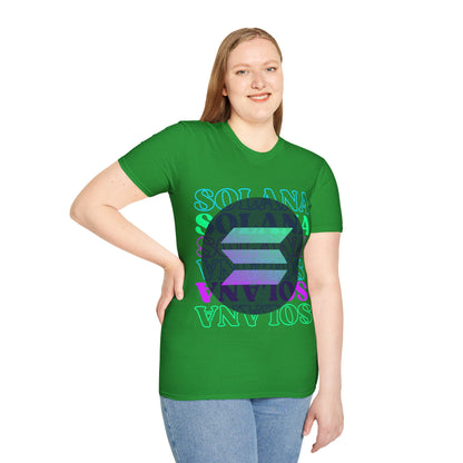 Solana, Solana, Solana (SOL) Dark colors Unisex T-Shirt by cypherpunkgear.com