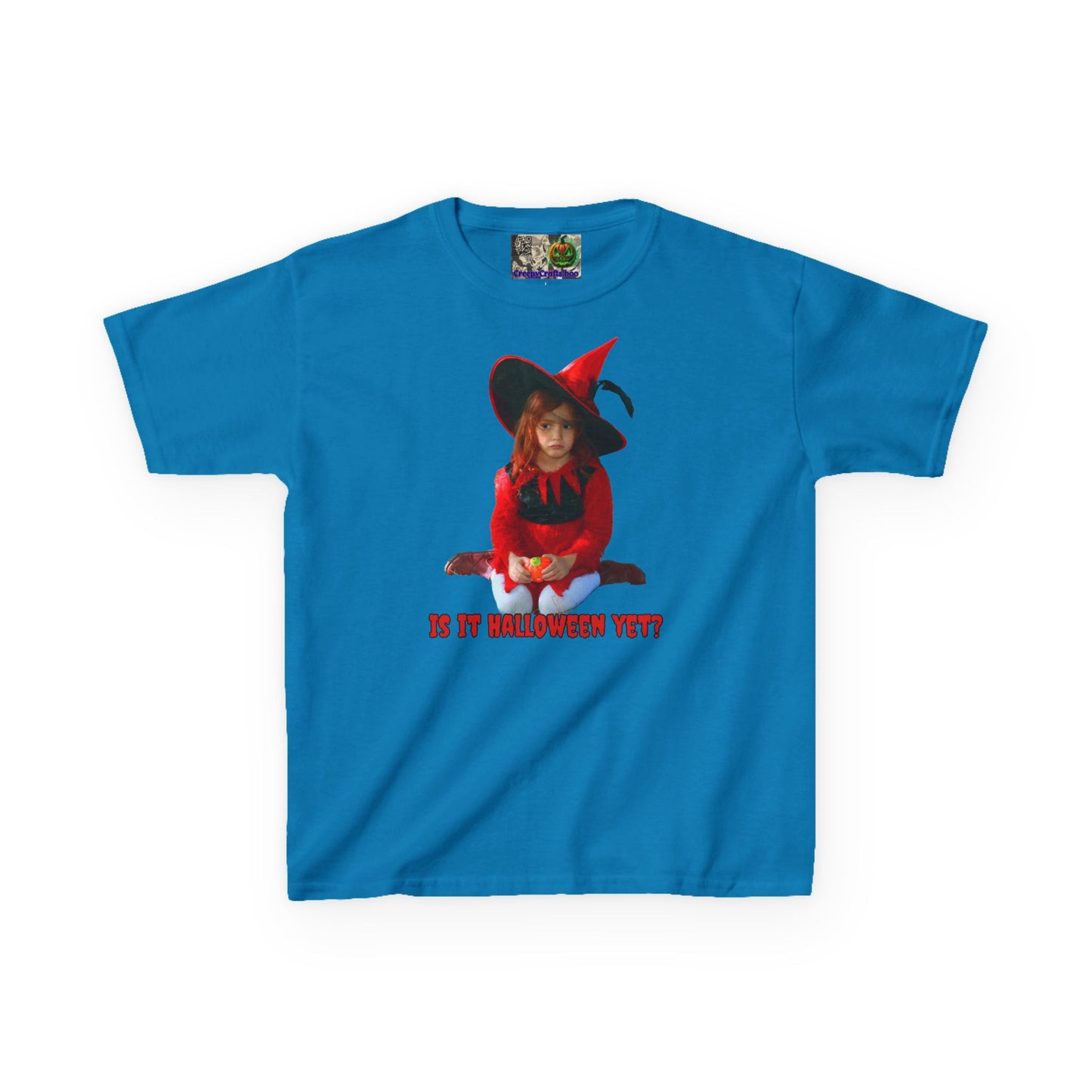 Is it Halloween yet? Kids Heavy Cotton™ Tee by CreepyCrafts.boo