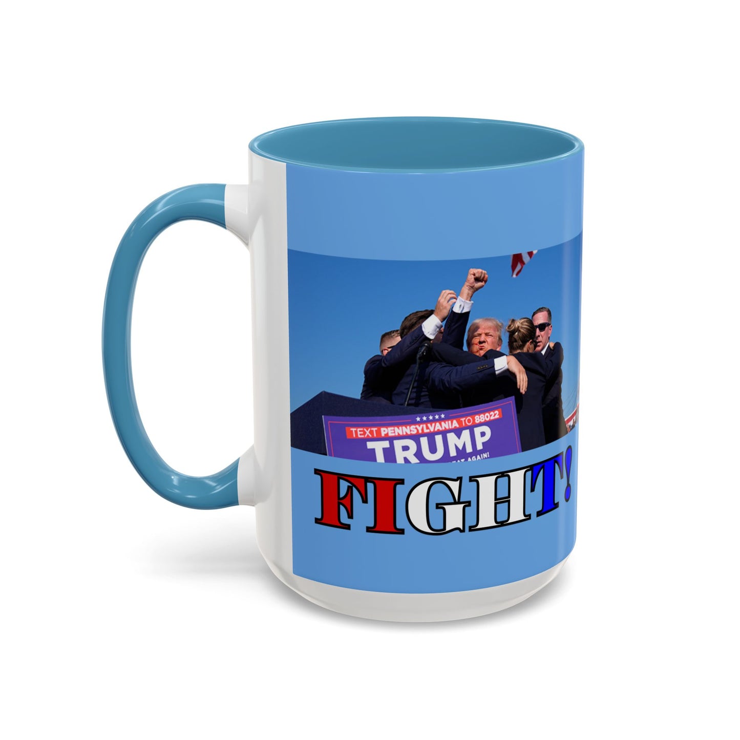 Fight! Accent Mug by cypherpunkgear