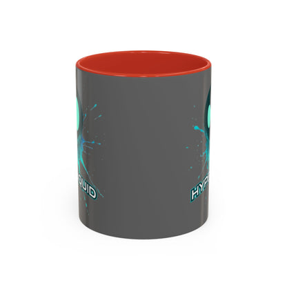 HYPE Drip Grey Accent Mug by cypherpunkgear.com