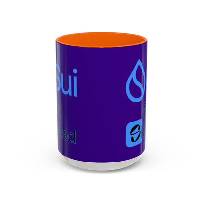 Sui: Get Slushed Purple Accent Mug by cypherpunkgear.com