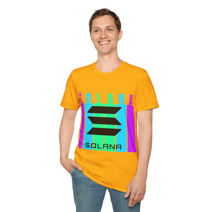 Solana (SOL) Freedom LTcolors Unisex T-Shirt by cypherpunkgear