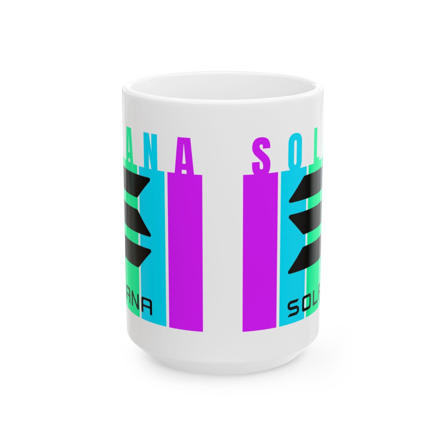 Solana (SOL) White Mug by cypherpunkgear