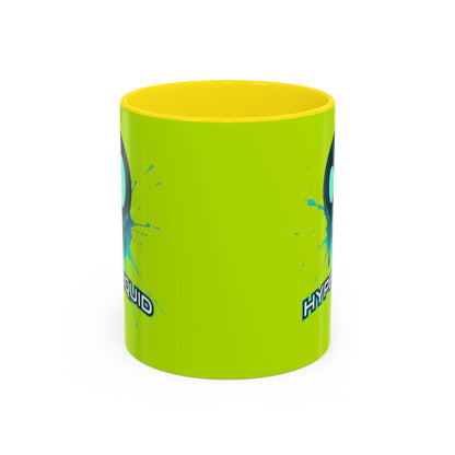 HYPE Drip Yellow Accent Mug by cypherpunkgear.com